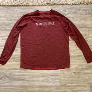 Mens under armour long sleeve run shirt